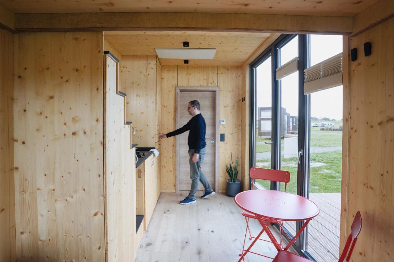 Tiny House Nature 9 Zur Kuhweide - Green Tiny Village Harlesiel 카롤리넨시엘 외부 사진