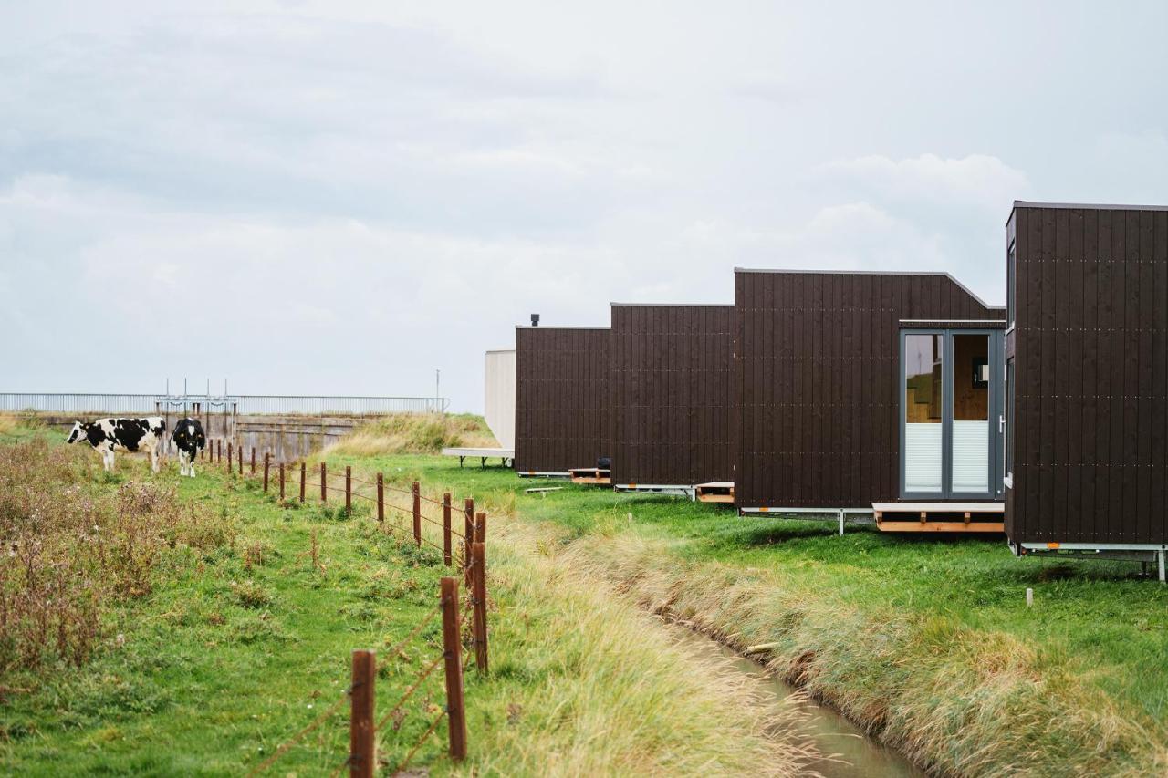 Tiny House Nature 9 Zur Kuhweide - Green Tiny Village Harlesiel 카롤리넨시엘 외부 사진