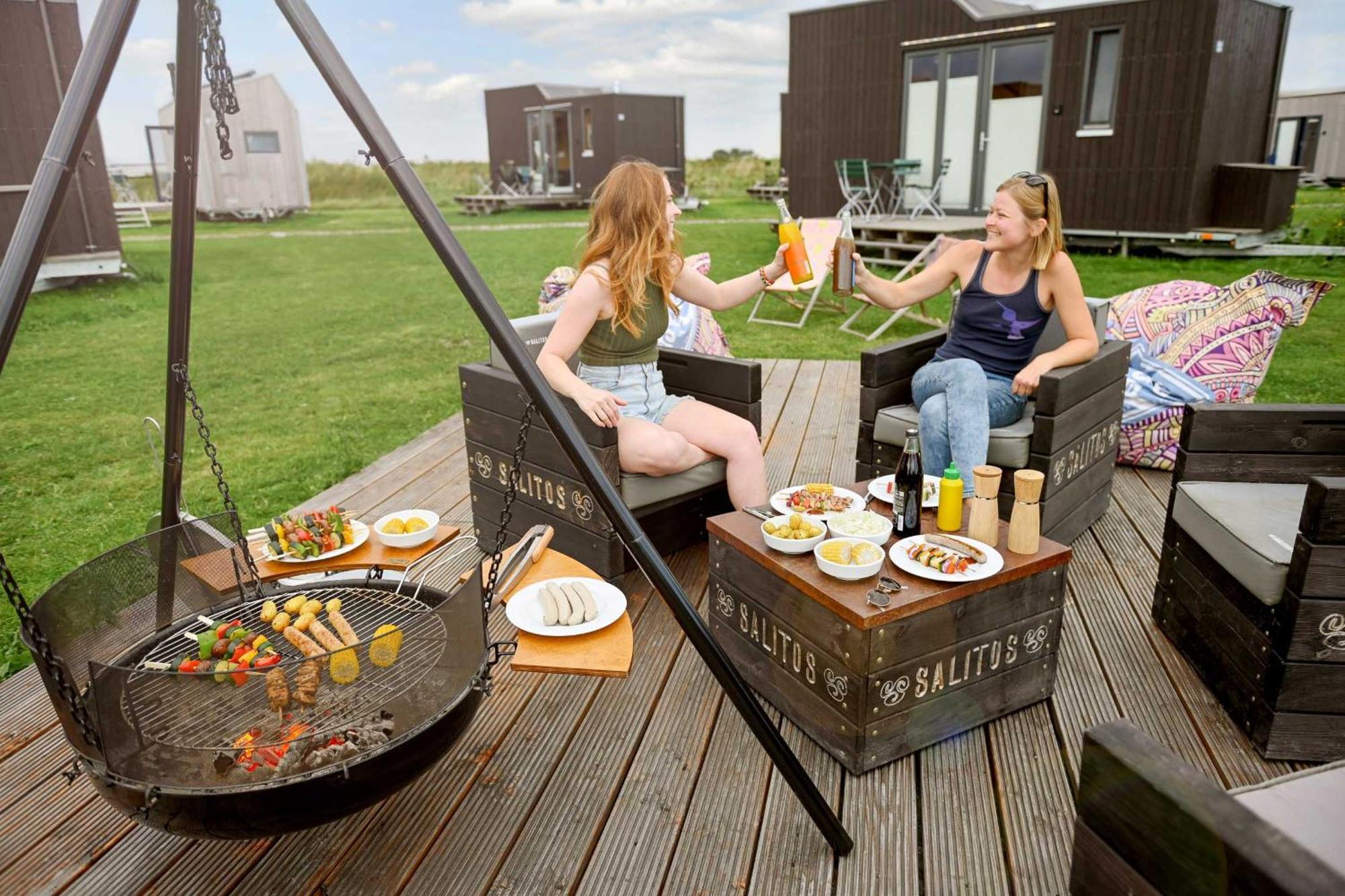 Tiny House Nature 9 Zur Kuhweide - Green Tiny Village Harlesiel 카롤리넨시엘 외부 사진
